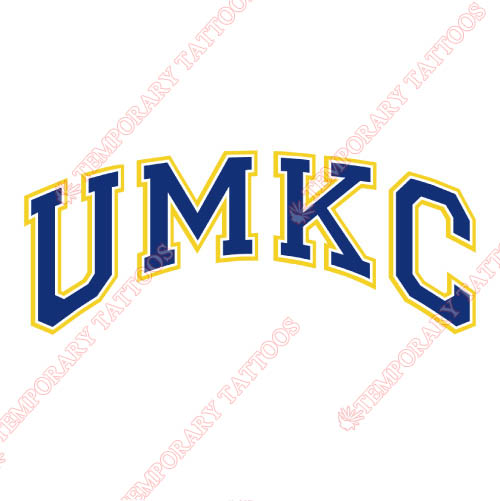 UMKC Kangaroos Customize Temporary Tattoos Stickers NO.6695